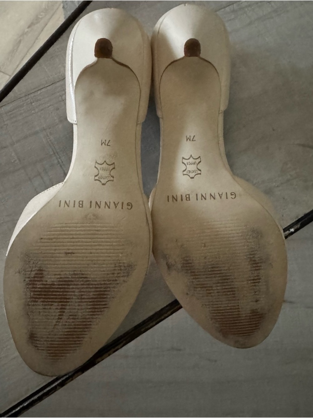 Gianni Bini Braided d’Orsay Peep Toe Nude Pump - Picture 9 of 10